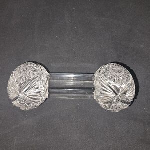 Elegant Crystal Glass Knife Rest